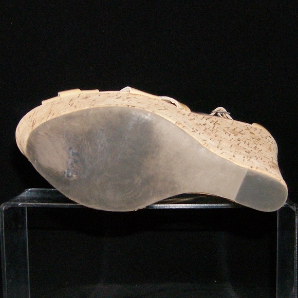 Steve Madden Capeesh t-strap cork wedges 7.5M - Picture 4 of 8